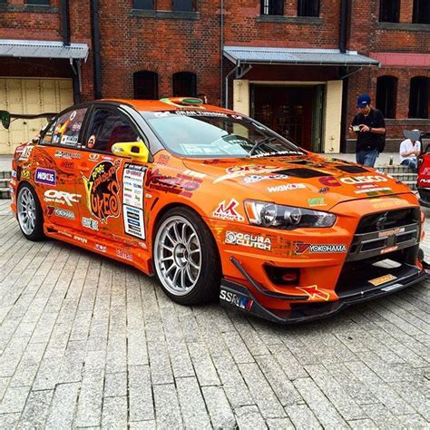 Nobushige Kumakubo Team Orange Evo X Drifting Car Mitsubishi Lancer