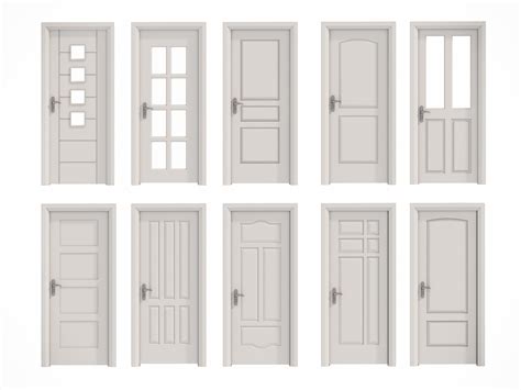 Door Modern bedroom-door-entrance door-white door 3D model | CGTrader
