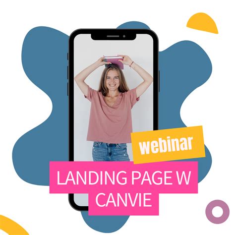 Landing Page W Canvie Nagranie Webinaru Grafika Dla Laika