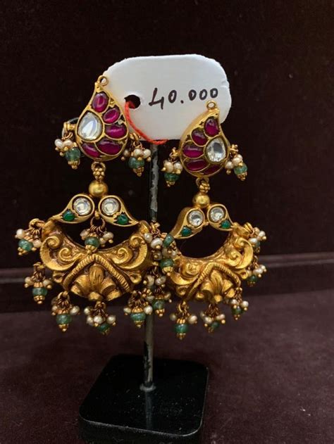 Pin By Harshene Karthikeyan On Jewellery Gold Earrings Designs Gold