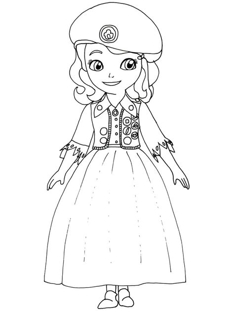 Coloriage Princesse Sofia Imprimer Sur Coloriageenfant