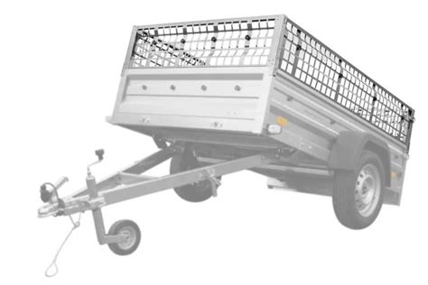 Rehausses de ridelles grillagées pour Garden Trailer 236 GROUPE AGRI