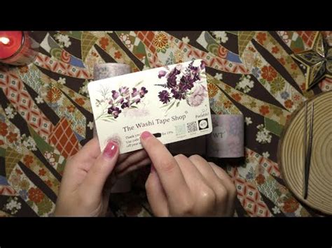 ASMR The Washi Tape Shop Haul Discount CodeㅣVintage Scrapbookingㅣ4K