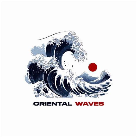 Premium Vector | Japanese wave vector illustration