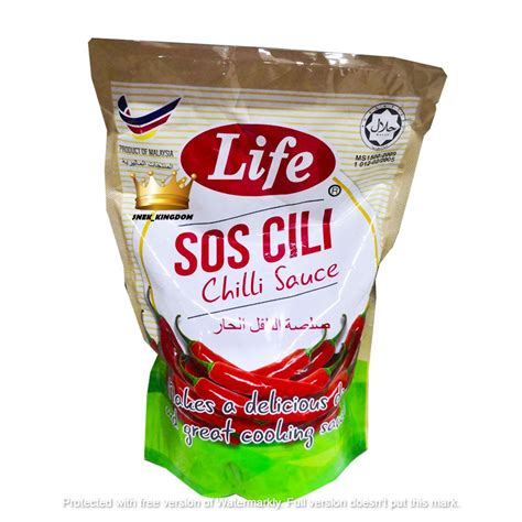 Life Sos Cili Sos Tomato Refill Pack Sos Burger Kg Pouch Chilli Sauce