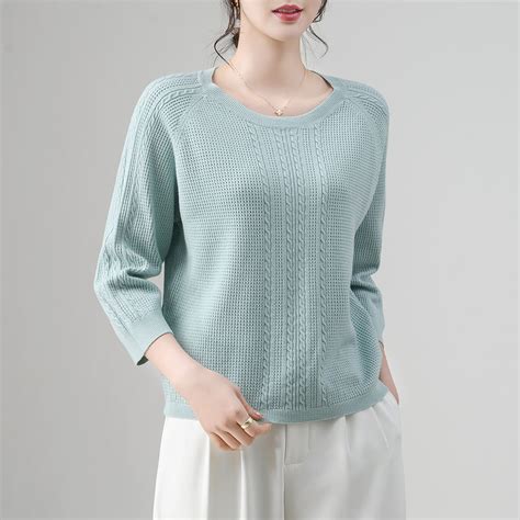 Custom Knitted Sweater Women'S Spring Clothing Sweaters For Women ...