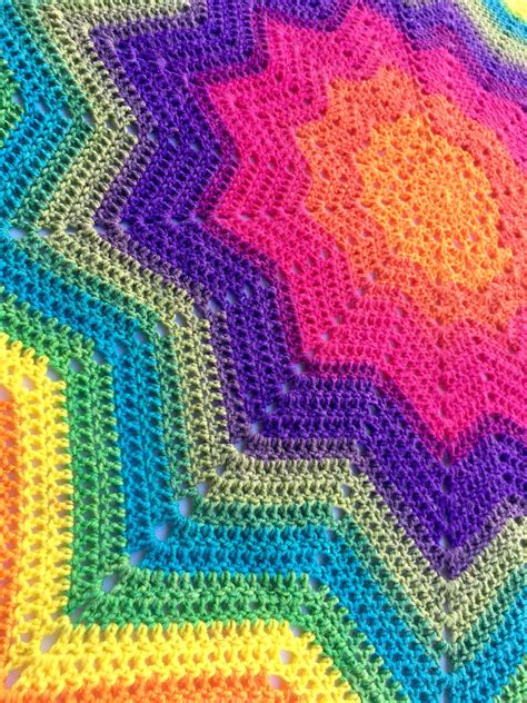 Rainbow Baby Blanket Crochet Rainbow Blanket Rainbow Baby Crochet