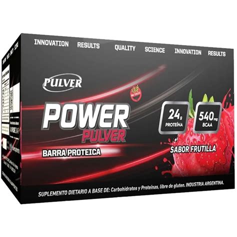 Power Bar Pulver Barra de proteína DeMusculos