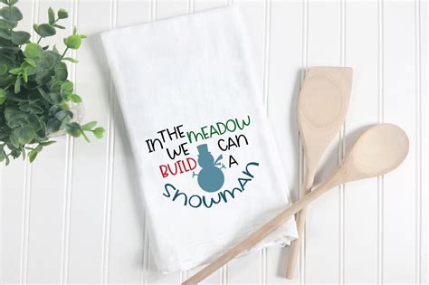 In The Meadow We Can Build A Snowman Svg Cut File Christmas Etsy