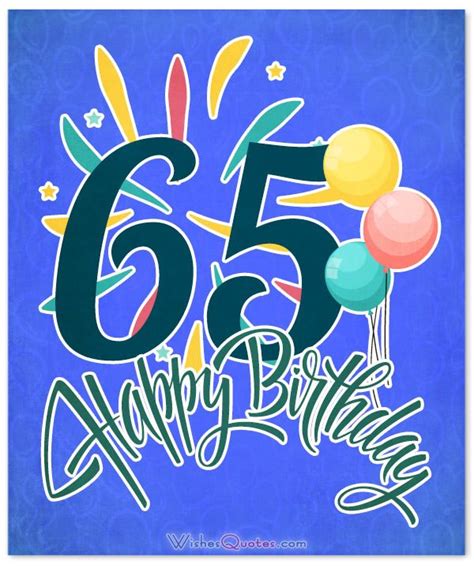 65 birthday – Artofit