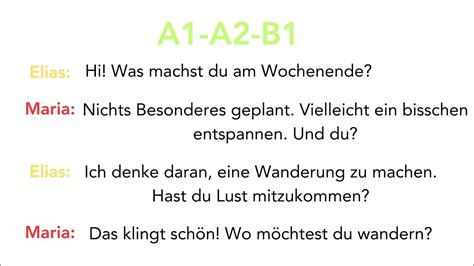 Deutsch im Alltag Alltägliche Konversationen für Anfänger A2 Niveau