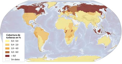 Distribuci N Mundial De Las Turberas Fuente Adaptado De La Base De