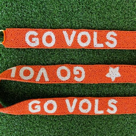 University Of Tennessee Vols Rocky Top Beaded Game Day Strap Etsy