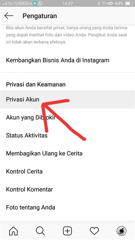 Instagram Cara Membuat Akun Privat Bersifat Pribadi Sangu Ilmu