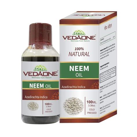 Vedaone Natural Neem Oil 100 Ml 100 Natural And Cold Pressed Beneficial For Skin Care Dr