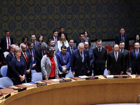 Un Security Council Demands Immediate Ceasefire In Gaza As Us Abstains