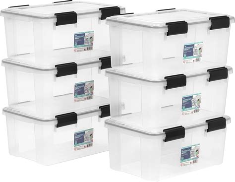 Iris Quart Weathertight Caja De Almacenaje Pl Stico Transparente