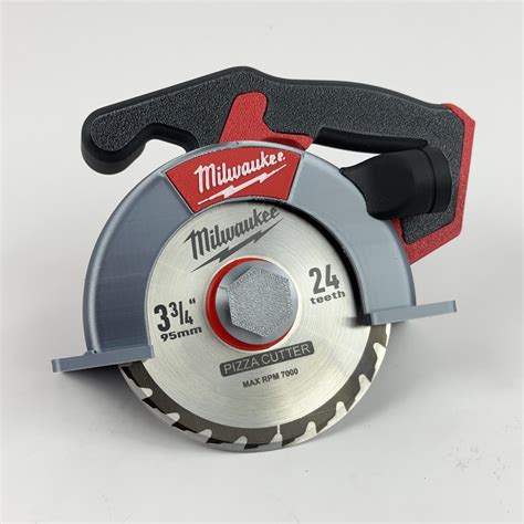 🪚 丸鋸 PIZZA CUTTER（ミルウォーキー）・ STL ファイル（3DプリントおよびCNC加工 - レーザーカット用）・Cults