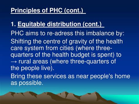 Ppt Primary Health Care Phc Health For All Approach Powerpoint