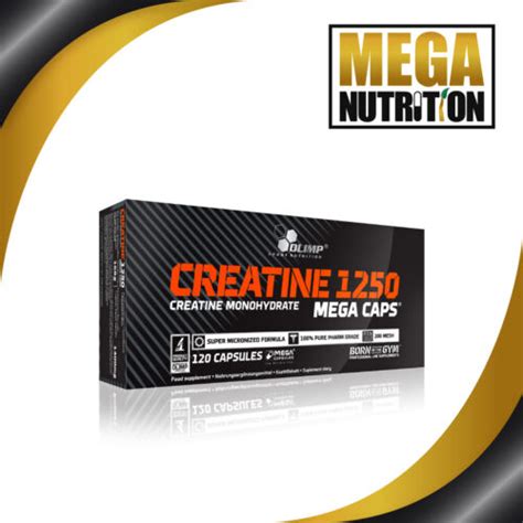 Olimp Creatine Mega Caps 120 Capsules Monohydrate Strength Booster