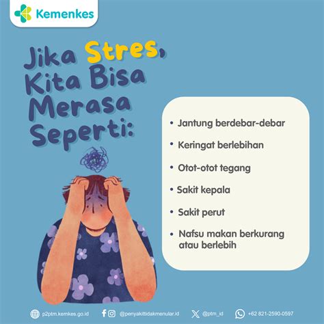 Jika Stres Kita Bisa Merasa Seperti Penyakit Tidak Menular Indonesia