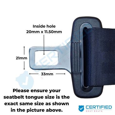 Seat Belt Extender Certified Seat Belts