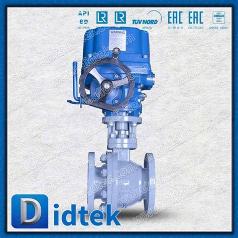 ATEX Electric Actuated Motor Ball Valve Didtek Valve TRBV Workshop