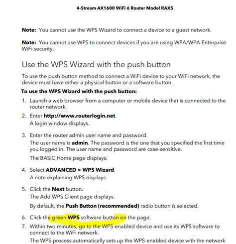 WPS Button Location AX1600 - NETGEAR Communities