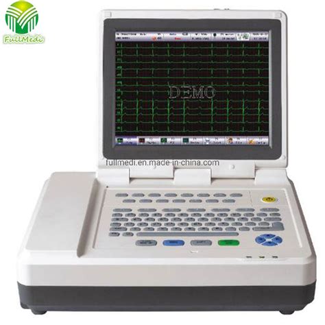 Folding Up Color Tft Screen Digital Channel Ecg Ekg Machine