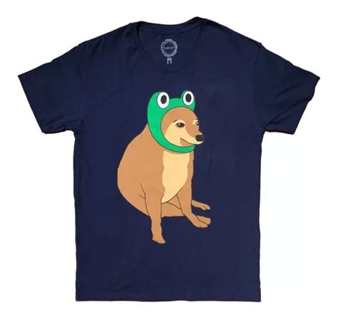 Playera Hombre Cheems Con Gorrito De Rana Meme Meses sin interés