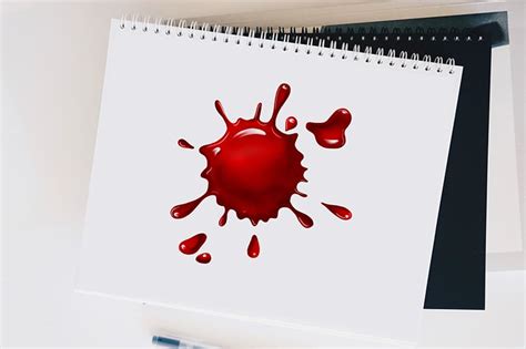 How to Draw Blood - Create a Realistic Blood Drawing