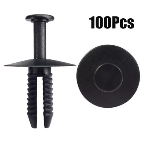 100 PARE CHOC GARNITURE Portière Seuil Passage de Roue Clips Rivet