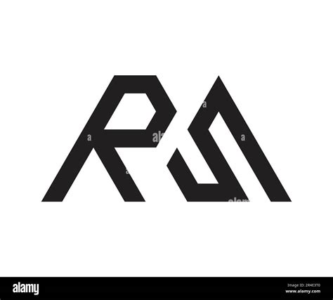 Rs Logo Design Vector Template Stock Vector Image And Art Alamy