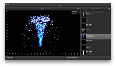 Particle Designer - A Particle Simulation Editor For Mac · 71Squared