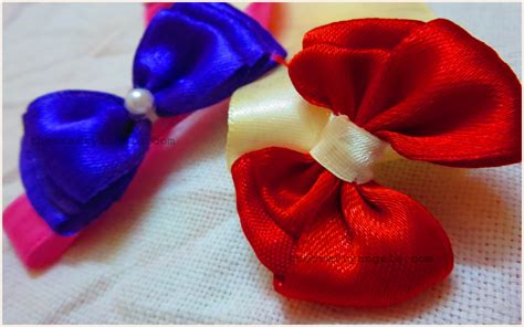 DIY Ribbon bows tutorial #9 - The Crafty Angels