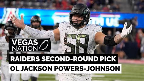 Jackson Powers-Johnson "full circle" moment being drafted to the ...