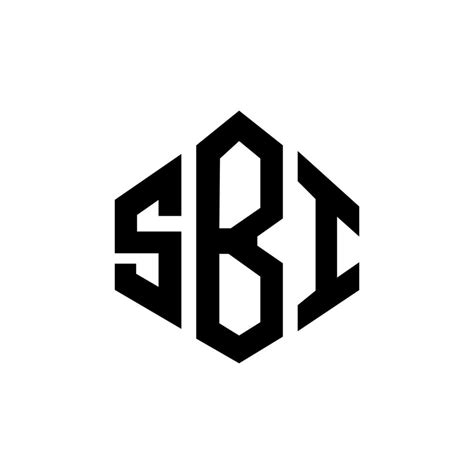 SBI letter logo design with polygon shape. SBI polygon and cube shape ...