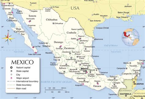 Teachers Explain The Continent Mexico And Its Map - DADA
