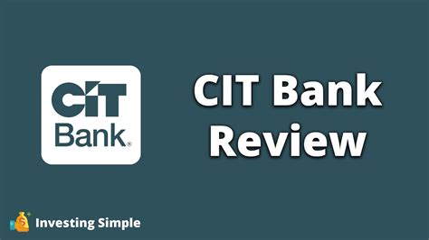 Cit Bank Review Does Cit Bank Have The Best Offerings Youtube