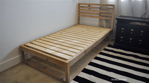 DIY Twin Bed Frame - Twin Bed Frame Plan