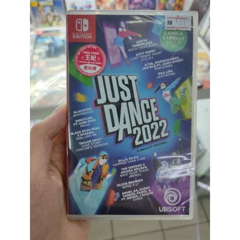 Nintendo Switch Game Card New Just Dance Shopee Malaysia