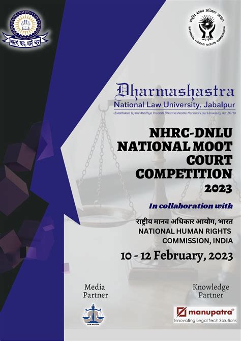 Moot Court Competition For Law Students St Nhrc Dnlu National Moot