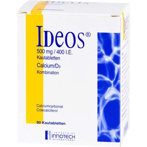 Ideos 500 Mg 400 I E Kautabletten 90 St 14 49