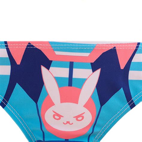 Sexy Cute Micro Bikini D Va Costumes Japanese Anime Bra And Panty Set