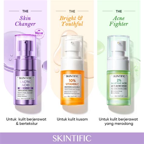 Jual Official Serum Collection Skintific Facial Serum Glowing