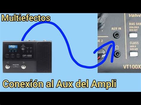 Cómo conectar mi pedalera a un amplificador otra opción al Auxiliar