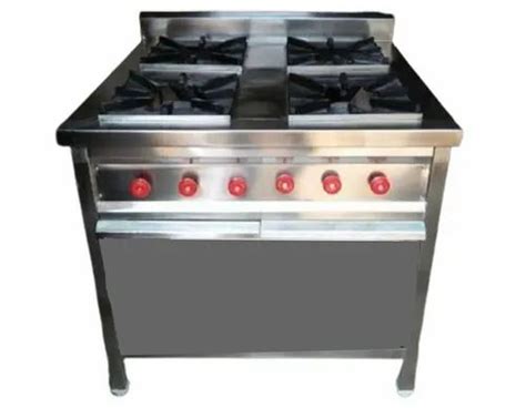 Lpg Silver Burner Ss Gas Range For Commercial At Rs In Mumbai