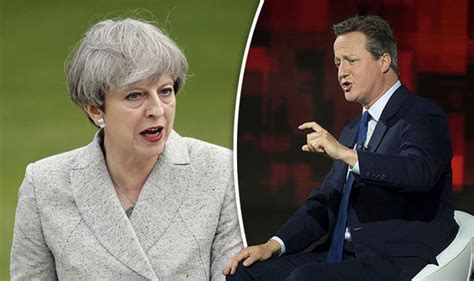 Brexit David Cameron Urges Theresa May To Embrace Softer Leave From