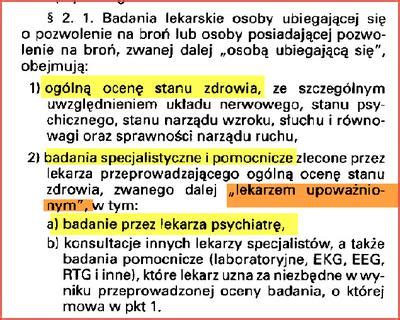 Badanie wzroku do pozwolenia na bron mysliwską