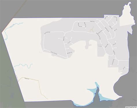 Map of Camanche Village CDP